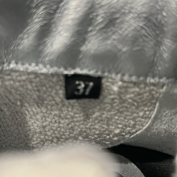 New P448 Taylor High Top Sneakers Black Green Suede Lace Up Women’s 37 US 6.5 - Picture 3 of 4